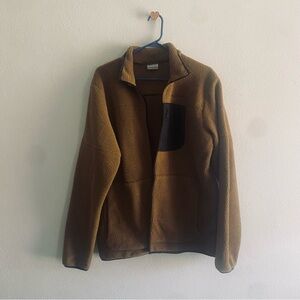 Columbia tan sherpa jacket